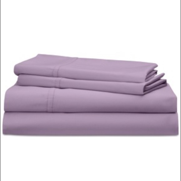 RALPH LAUREN Huntley Purple Sateen Pair of King Pillowcases - Picture 1 of 8